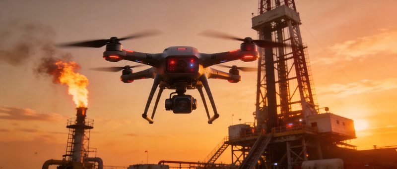 Industrial UAV for Oil and Gas Pipeline Inspection - GUIDEON Drone Solutions